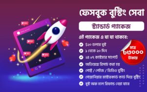 ফেসবুক বুস্ট সার্ভিস - স্ট্যান্ডার্ড প্যাকেজ ($২০ ডলার)